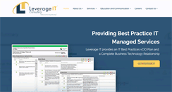 Desktop Screenshot of leverageitc.com